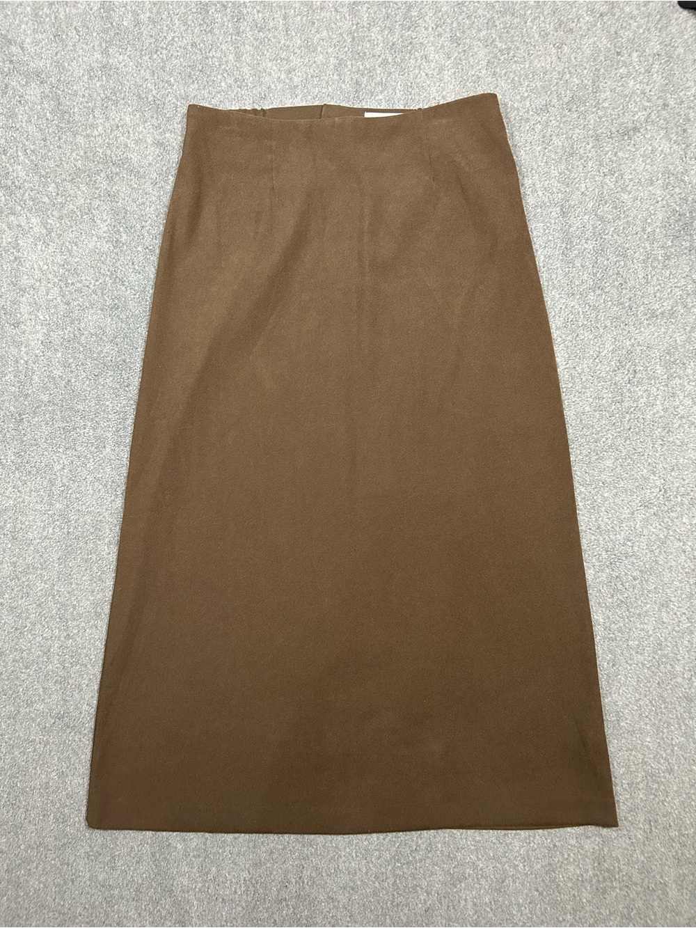 Christopher & Banks Brown Maxi Skirt
